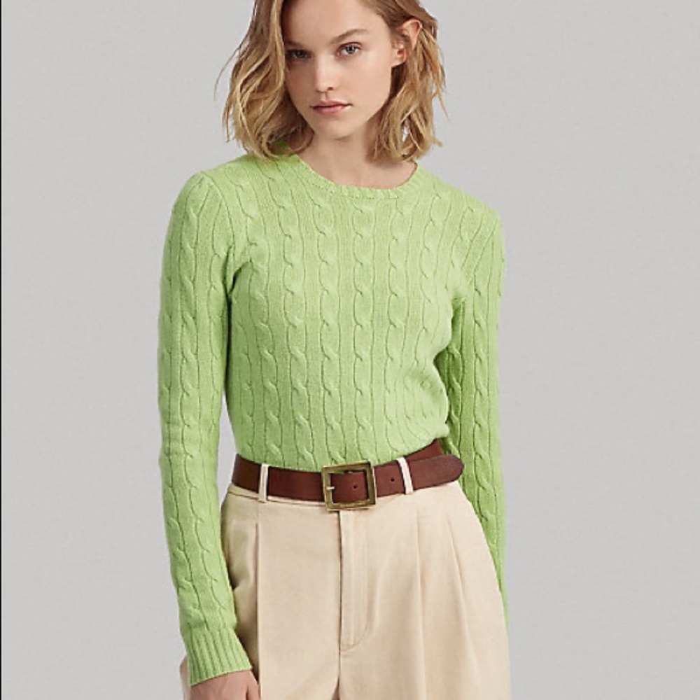 Ralph Lauren Cable-Knit Cashmere Sweater
